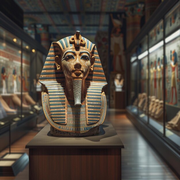 Musée des statues de pharaons égyptiens