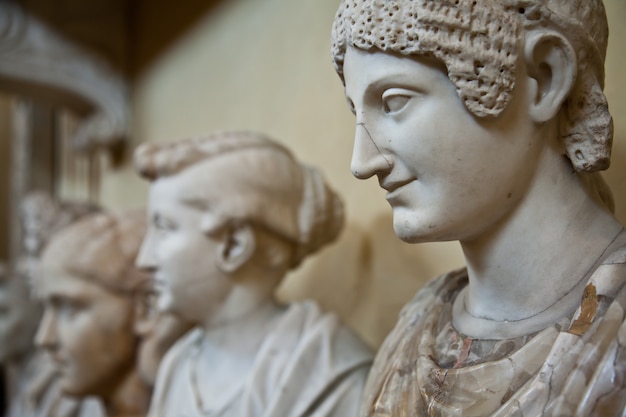 Musées du Vatican, Rome, Italie : collection de statues