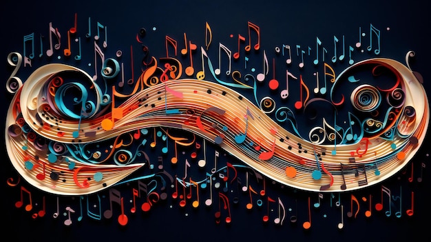 Musique de papier quilling