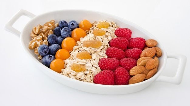 Photo musli avec des fruits