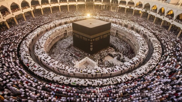 Photo les musulmans du hajj de la mecque