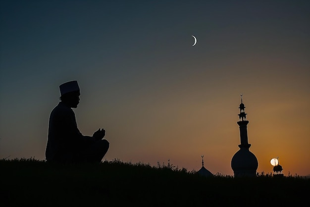 Les musulmans prient alors qu'ils observent le premier jour du Ramadan saint aujourd'hui en jeûnant de l'aube au crépuscule