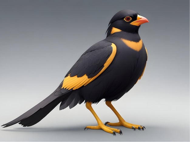 Myna colorée