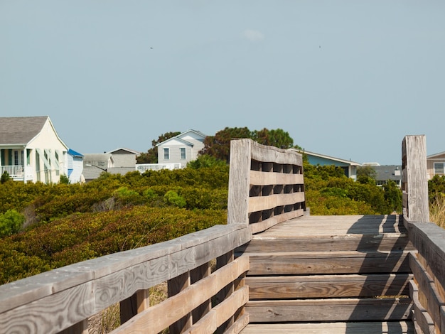 Photo myrtle beach est une ville côtière de la côte est des états-unis dans le comté de horry, en caroline du sud.