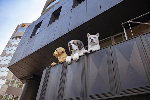 NAGOYA, JAPON - 26 mai 2019 : Bâtiments de l'école Nagoyadobutsusenmon près du musée des sciences de la ville de Nagoya