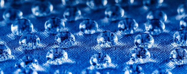 Nanotissu imperméable Protège de la pluie et des intempéries Macro