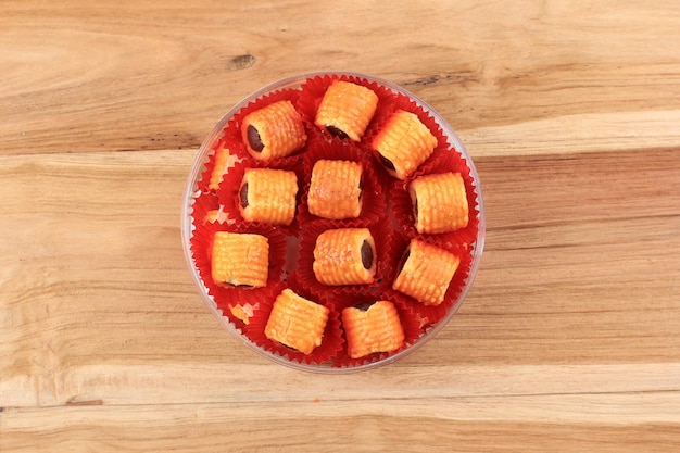 Nastar Gulung ou Biscuits roulés à l'ananas ou Tartelettes à l'ananas