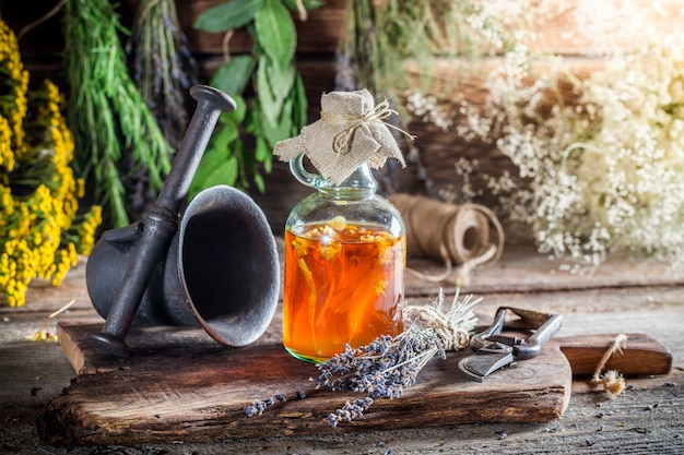 Nature morte aux épices et herbes