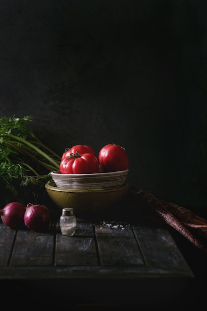 Nature morte aux légumes