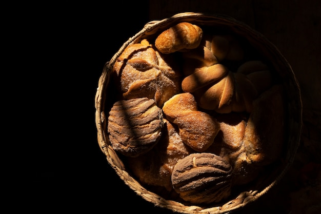 Photo nature morte de douceur mexicaine