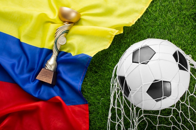 Photo nature morte de l'équipe nationale colombienne de football