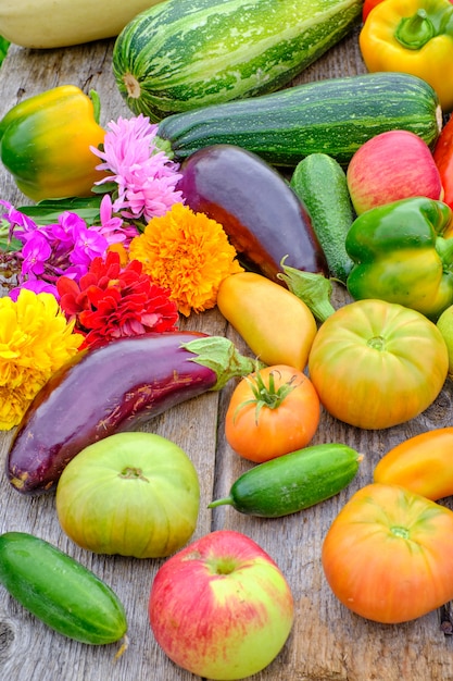 Nature morte de légumes