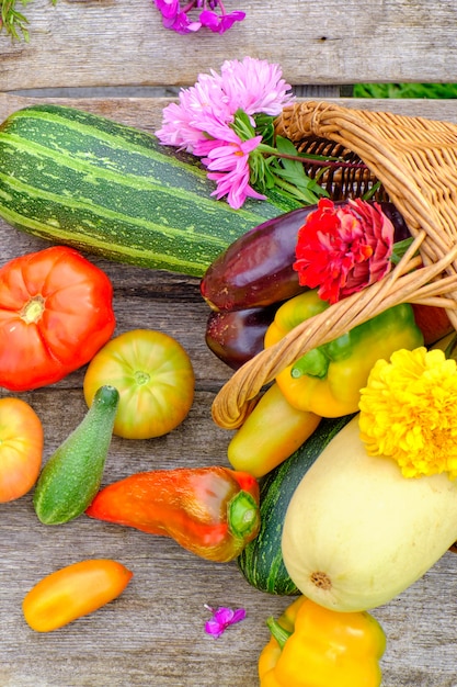 Nature morte de légumes