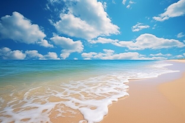 La nature, l'océan ou la plage, le paysage tranquille