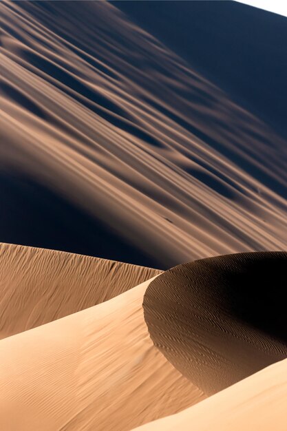 Photo nature et paysages de sable dans le dasht e lut ou désert du sahara désert du moyen-orient désert