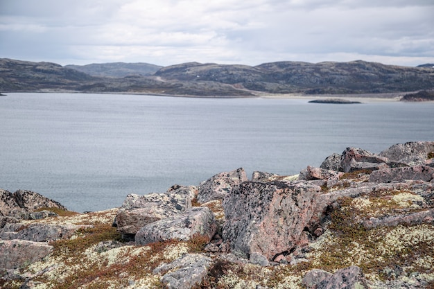 La nature rude de la mer de Barents