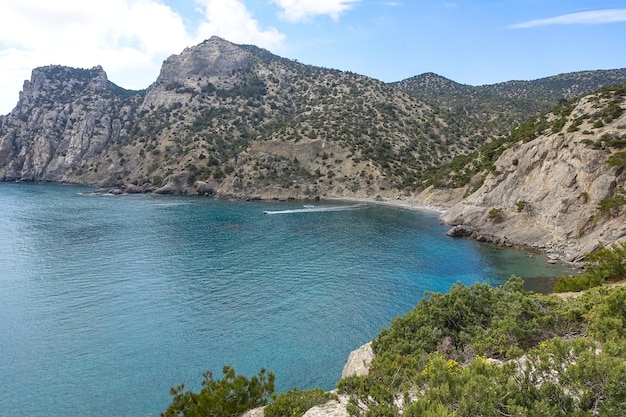 Nature sur le sentier Golitsyn Paysages de la mer Noire et des montagnes de Crimée Crimée