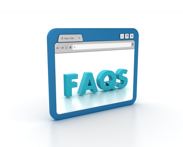 Navigateur Internet avec FAQS Word