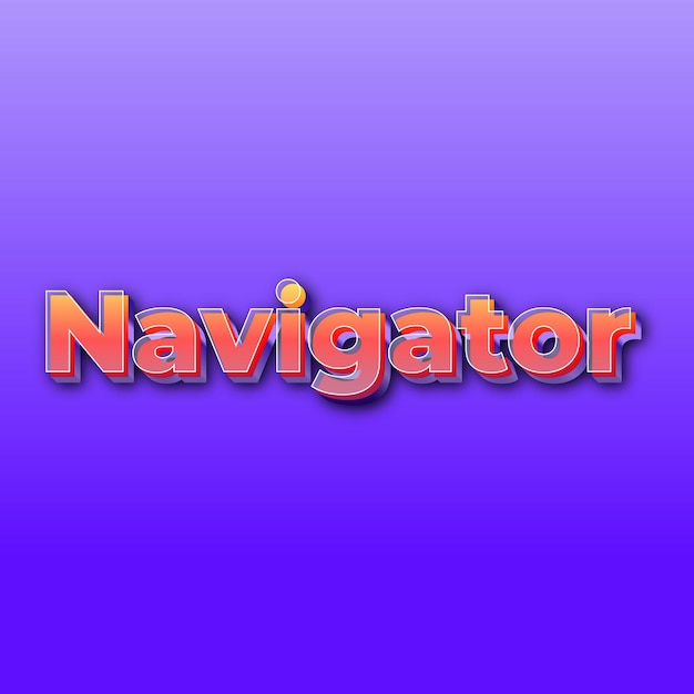 NavigatorText effet JPG dégradé violet fond carte photo