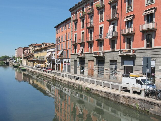 Photo naviglio grande, milan