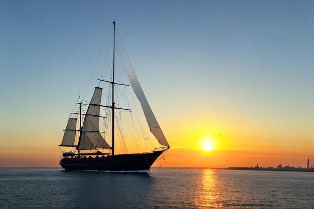 Naviguer vers le lever du soleil