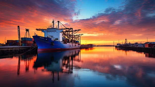 Navire de chantier naval industriel