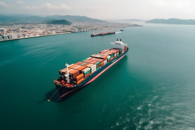 Navire de fret Container Cargo pour l'import-export logistique