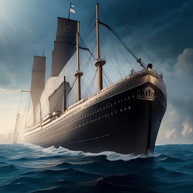 Le navire Titanic AI