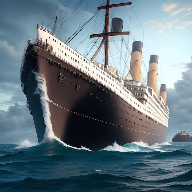 Le navire Titanic AI