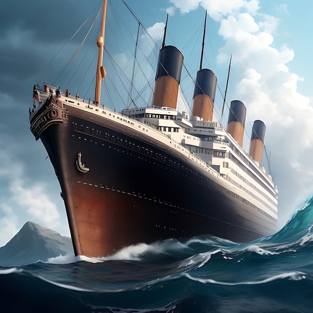 Le navire Titanic AI
