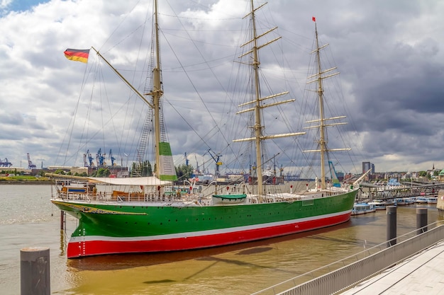 navire à voile à Hambourg