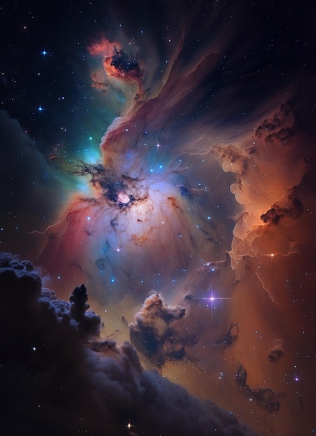 La nébuleuse est une nébuleuse située dans la constellation d'Orion.