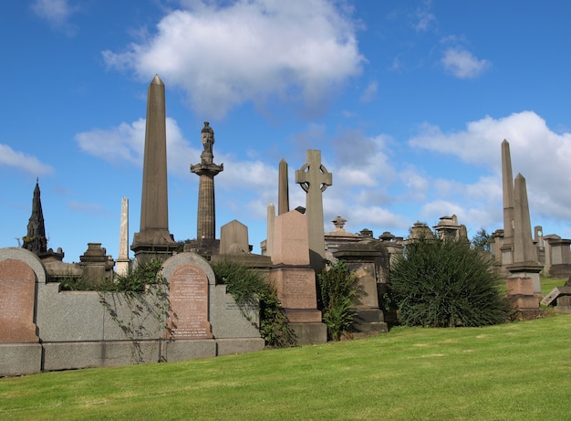 Nécropole du cimetière de Glasgow