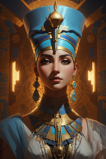 Neferetiti la grande reine égyptienne