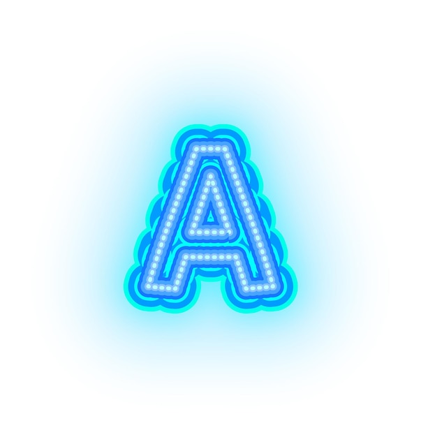 Néon bleu