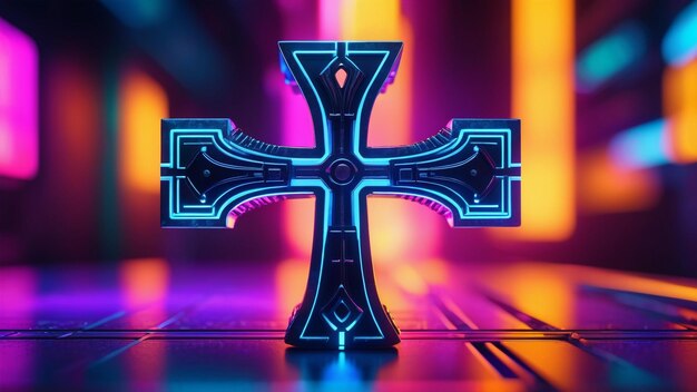 Neon Cyber Ankh (en anglais)