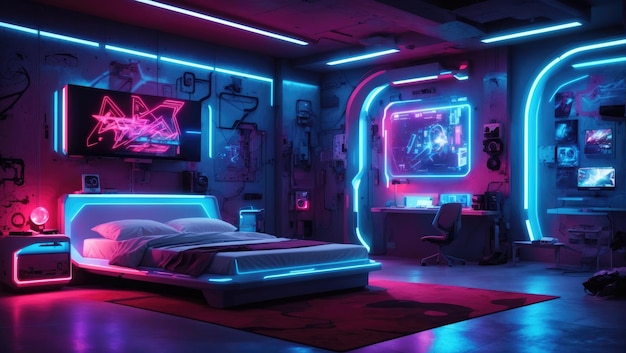 Neon Dreams Le sanctuaire Cyberpunk d'Edge Runner