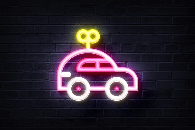 Neon Toy enseigne au néon logo lumineux