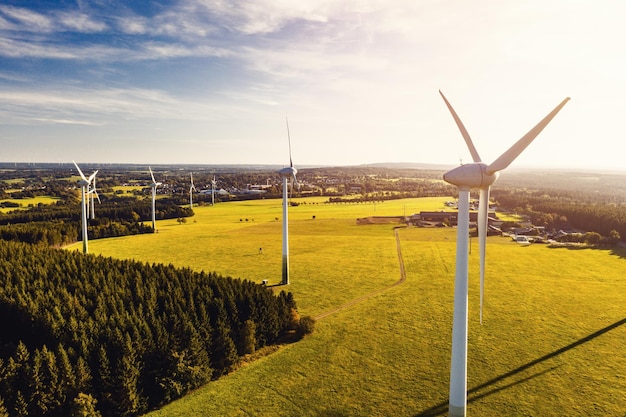 Énergie propre des éoliennes