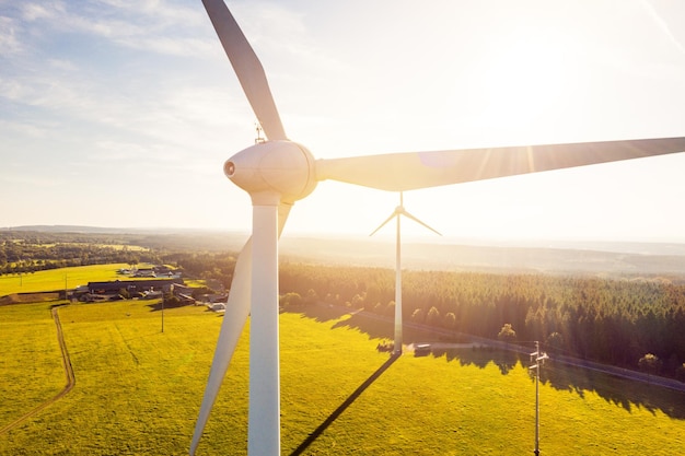 Énergie propre des éoliennes