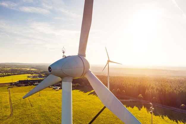 Énergie propre des éoliennes