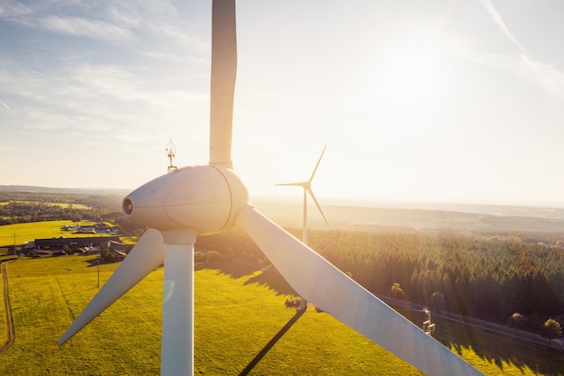 Énergie propre des éoliennes