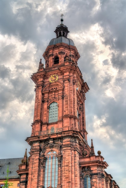 Photo neukirche une église à wurzburg, en bavière, en allemagne