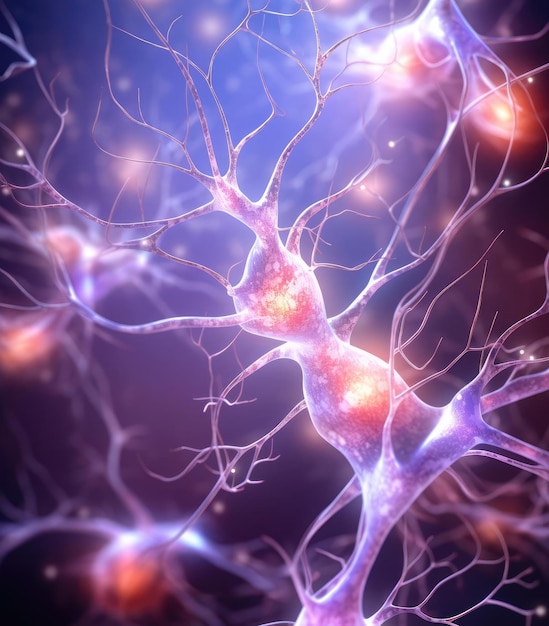 Neurones dans le cerveau