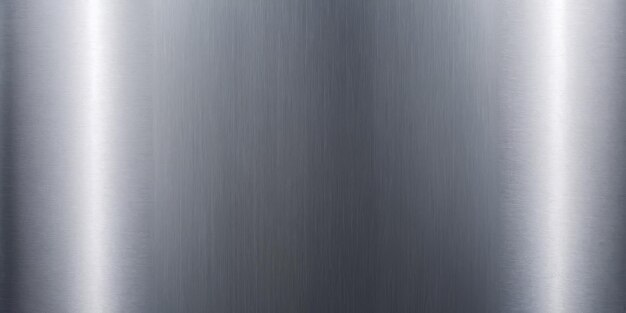 Photo new brushed steel plate background texture