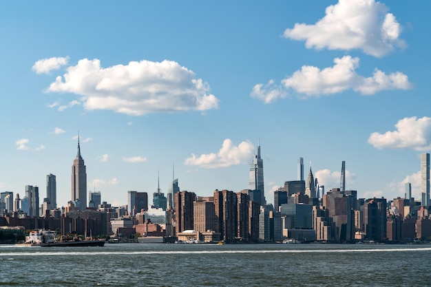New York Manhattan gratte-ciel d'affaires et sociétés financières