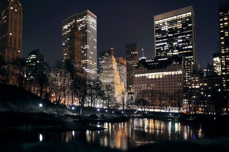 Photo new york la nuit