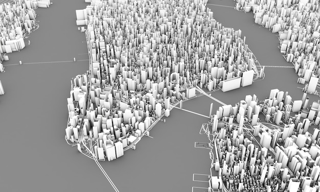 New york rendu 3d