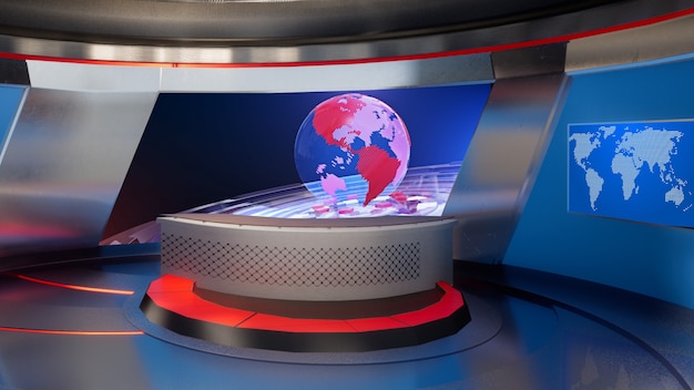 News Studio, toile de fond pour les émissions de télévision