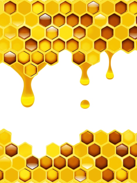 Nid d'abeille se bouchent comme arrière-plan